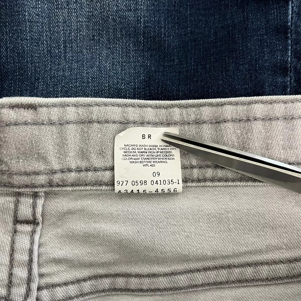 Levi's‎ Jeans Men's Size 38 Gray Cotton Blend Leather Tab Vintage 90s Paper Tag - Picture 10 of 10